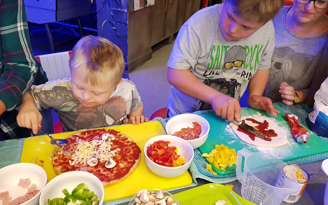 Pizza Making at Sherborne Youth Club