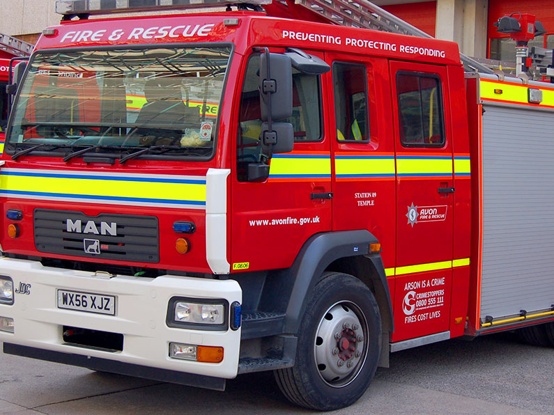 Fire Station Visit Avon Fire Engine